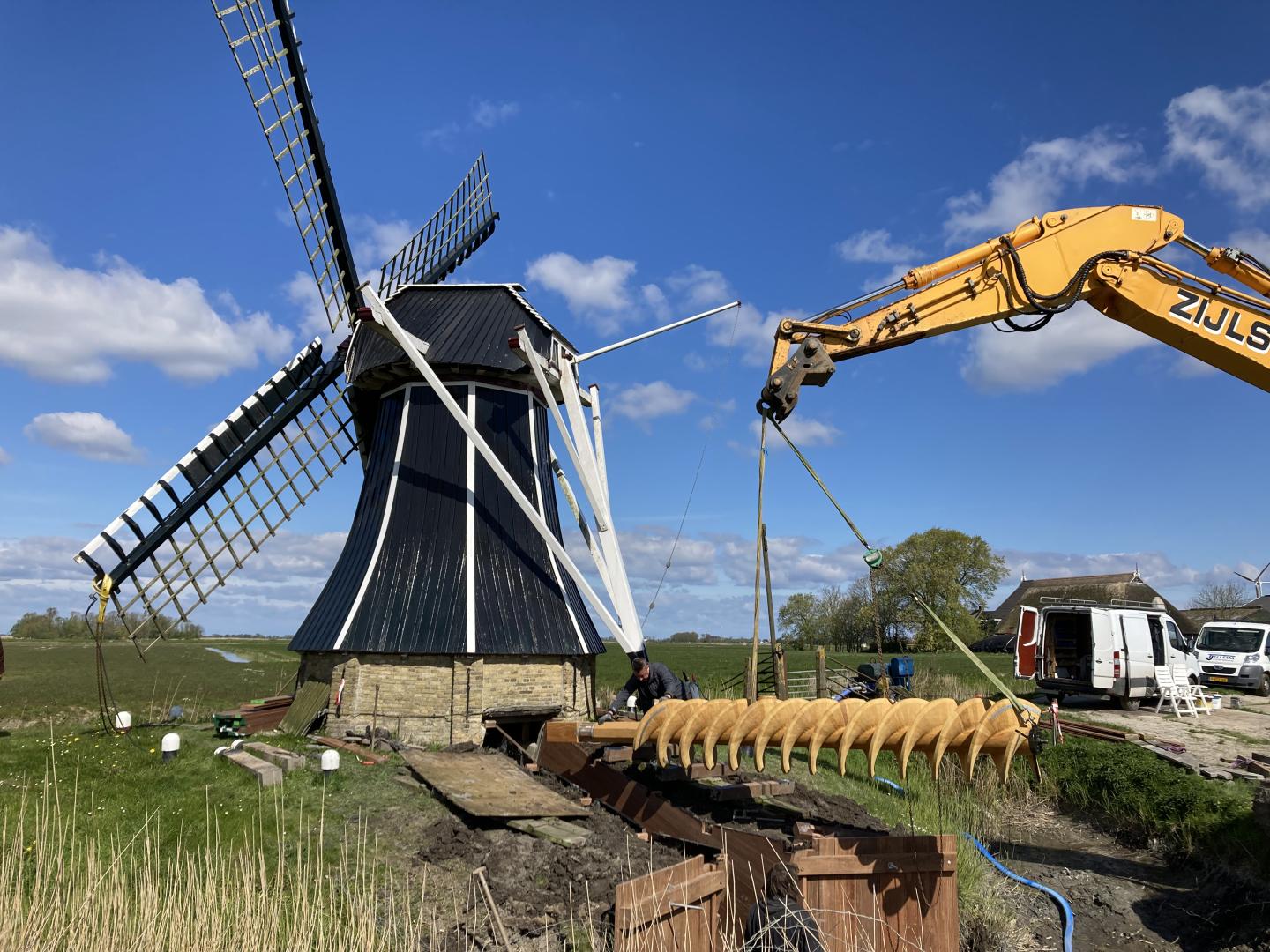 Banner voor nieuwsbericht Restauratie ‘De Gans’ bij Iezumasyl voltooid